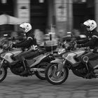 B & W .Police