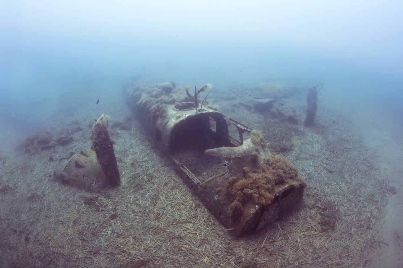 B25 Bomber Wrack aus dem 2.Weltkrieg 