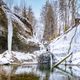 Eiszapfen im Tobel