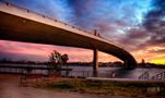 ATARDECER EN EL DELTA DEL EBRO.  de LLUIS Mª. MONNE MUNOA