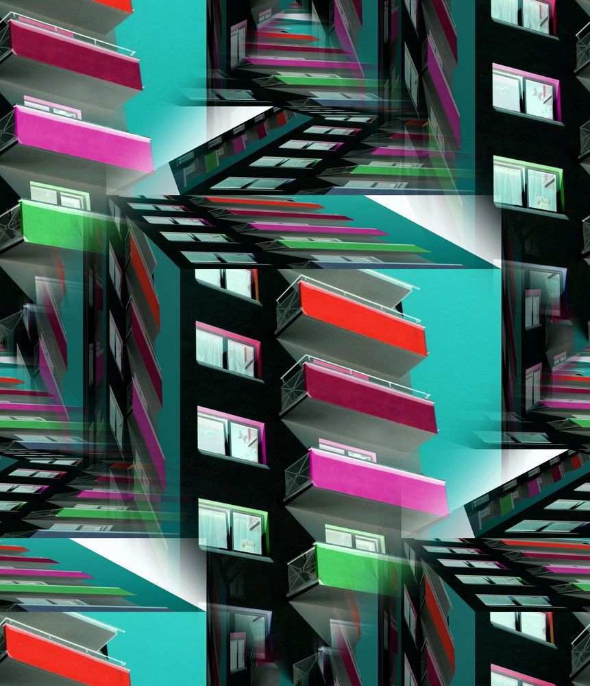 Coloured Balconies von Greta Schnall