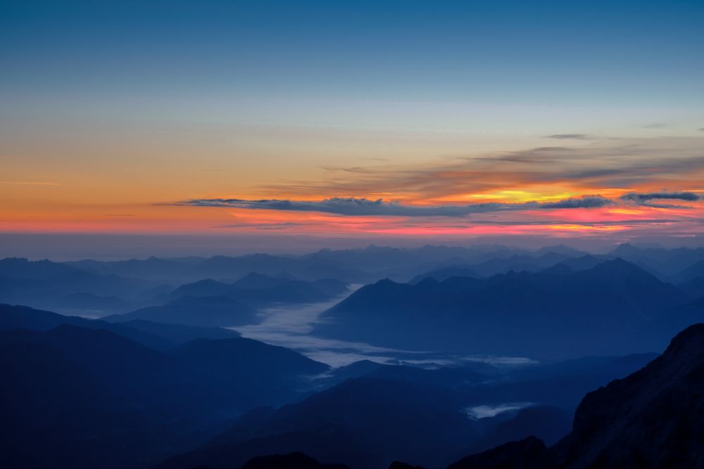 Zugspitze Sonnenaufgang von Emma666