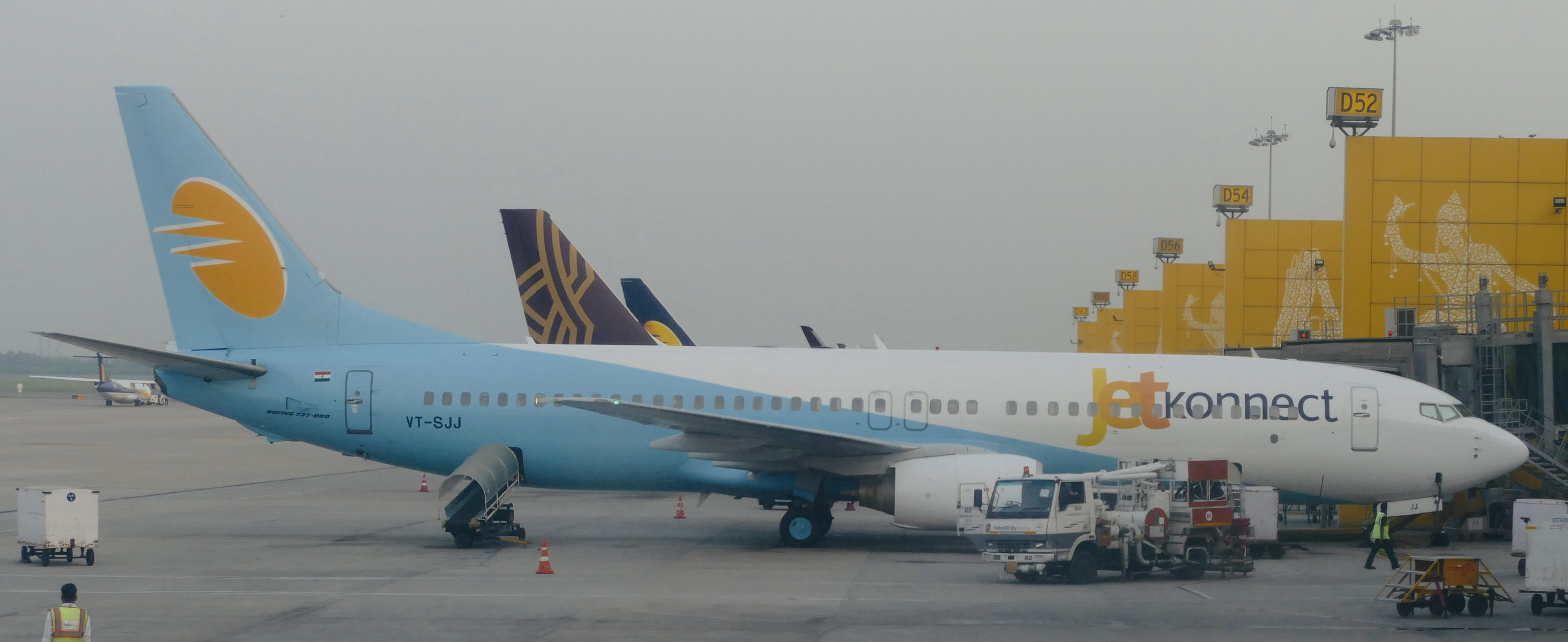 B737-800 der JetKonnect in Delhi