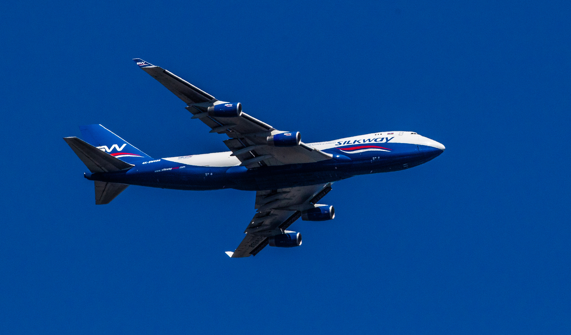 B747-400 Silkway - Kennung 4K-SW888 1