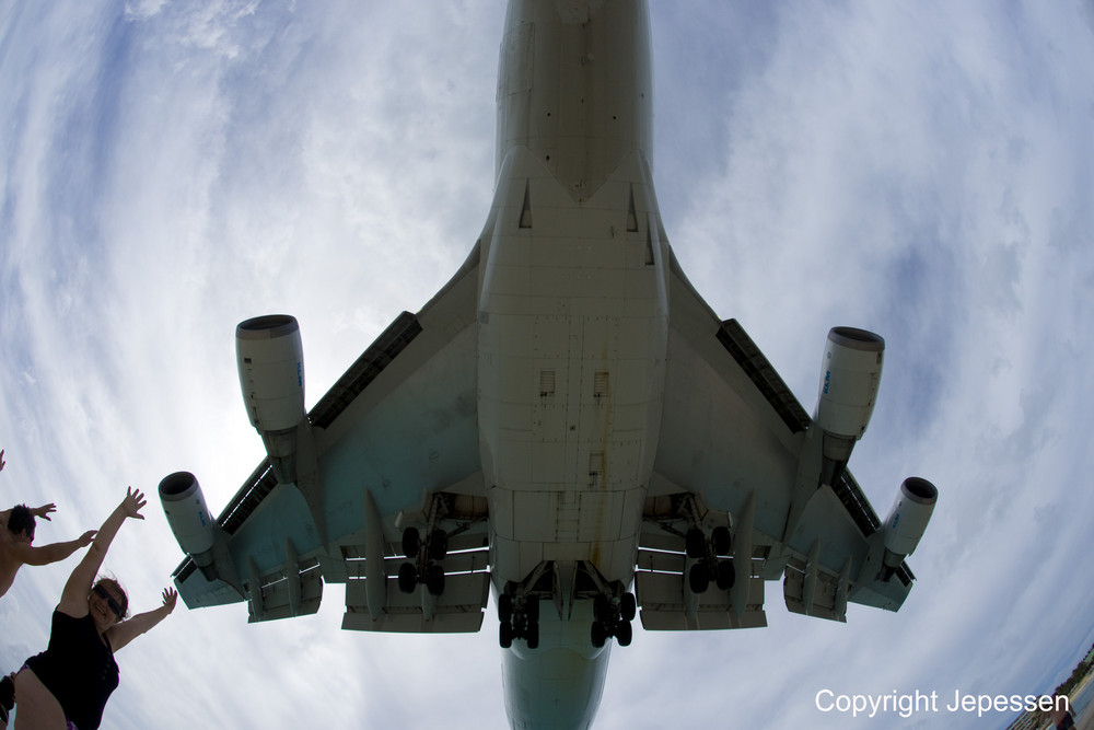 B/747 Approach-TNCM / St.Maarten N.A. (2)