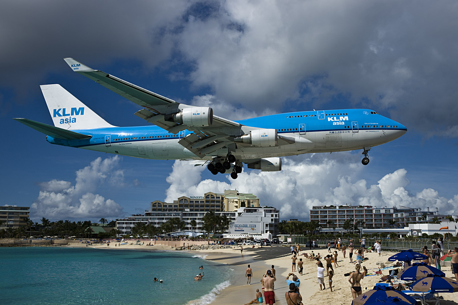 B747 Landung auf St.Maarten