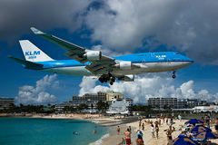 B747 Landung auf St.Maarten