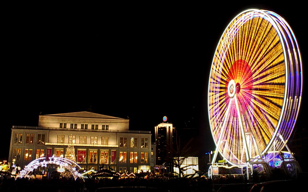 Rummel bei der Oper von Michael Knape 