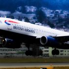 BA Landing in Innsbruck