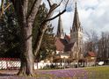 Frühling vor der Oberhofkirche by Sylvia Schulz