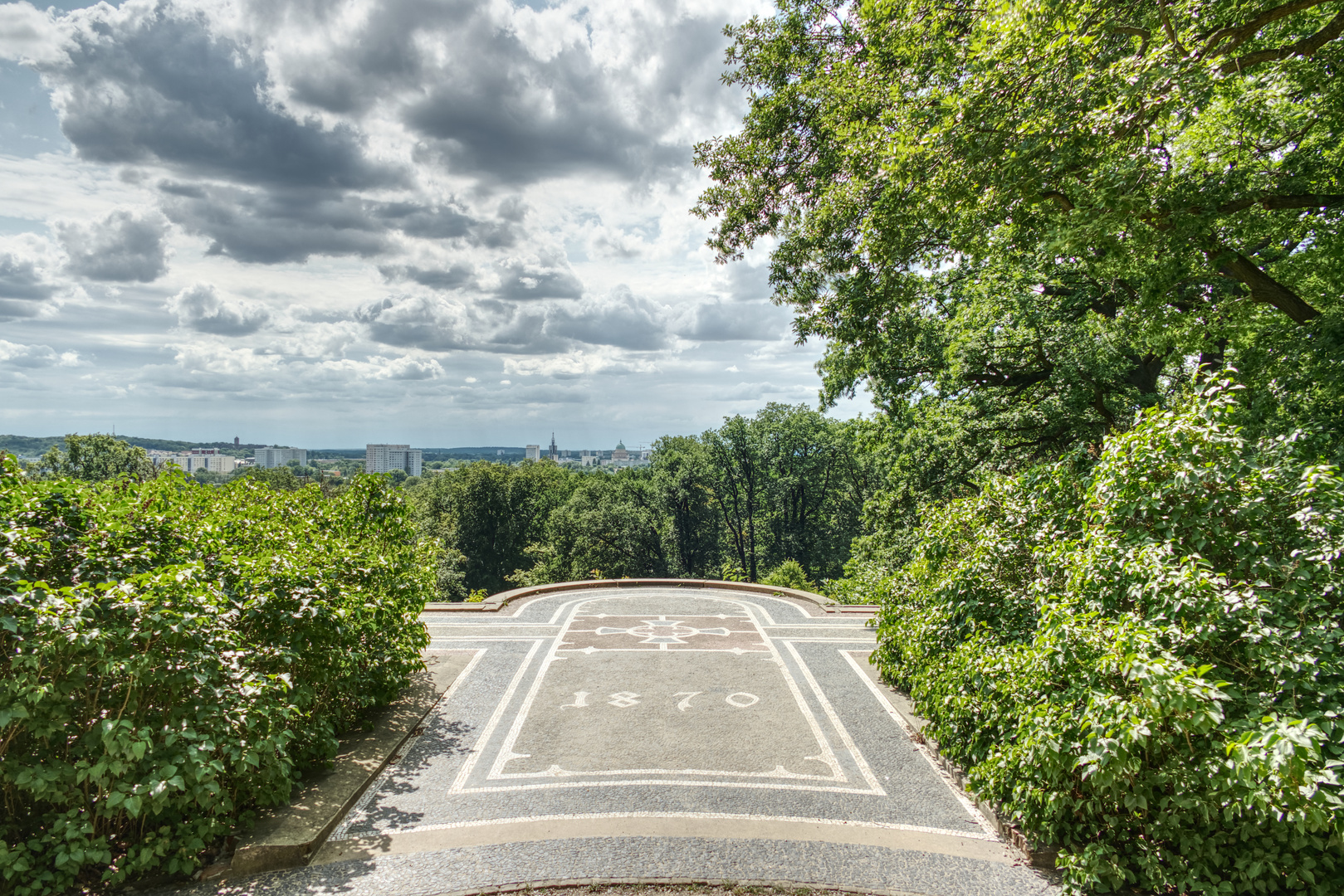 Babelsberger Park Siegessäule Aussicht