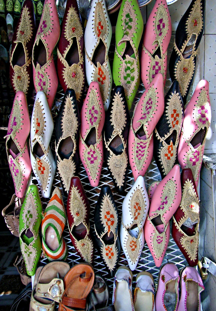 Babouches au souk