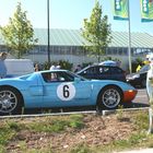 Baby Blue Ford GT & Silver Lady