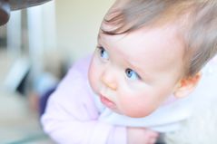 Baby Portrait mit der kleinen Franka