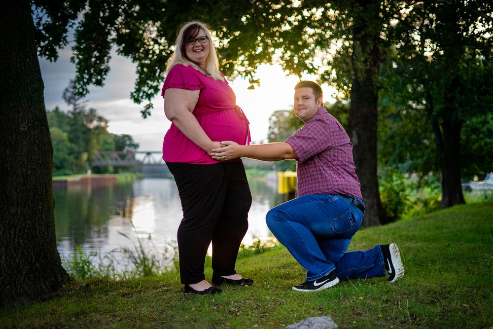 Babybauch Foto & Bild | sonnenuntergang, outdoor, baby Bilder auf