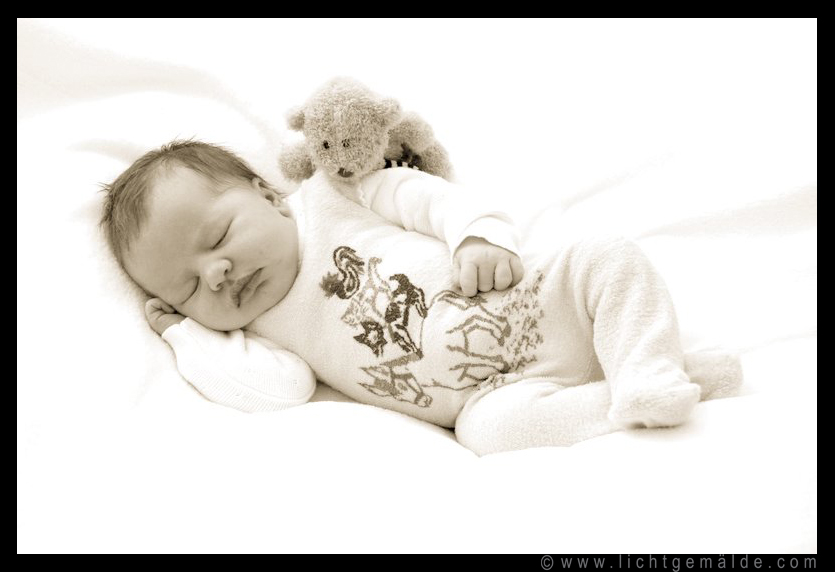 Babyfotografie - Christine von Wiegen - Lichtgemälde 03