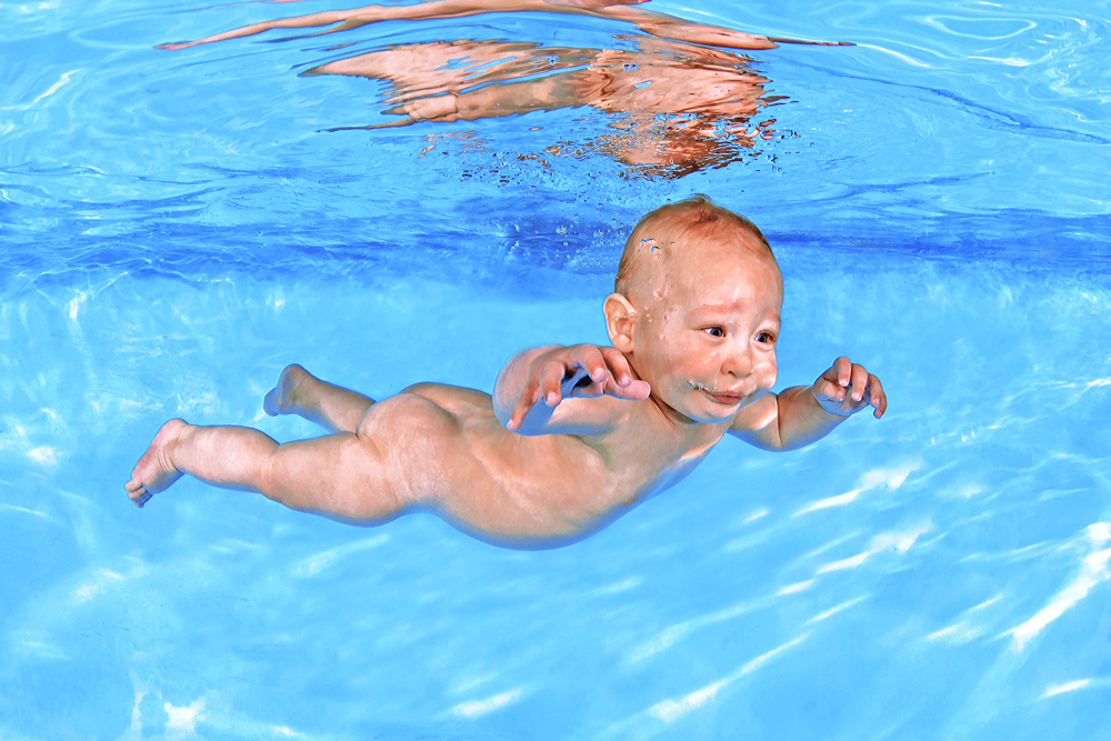 Babyschwimmen Erfurt, H2OFoto.de, Unterwasser Modelfotografie