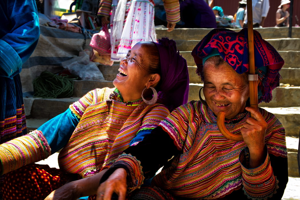 Bac Ha Markt in Vietnam