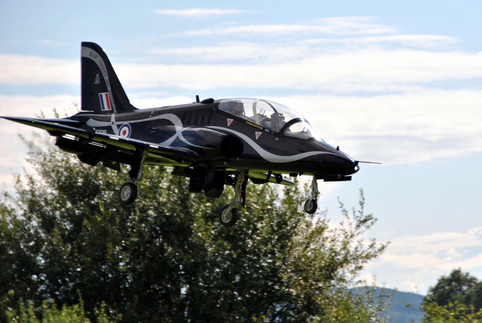 BAC Hawk im Landeanflug