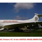 BAC Vickers VC 10 der UNITED ARAB EMIRATES