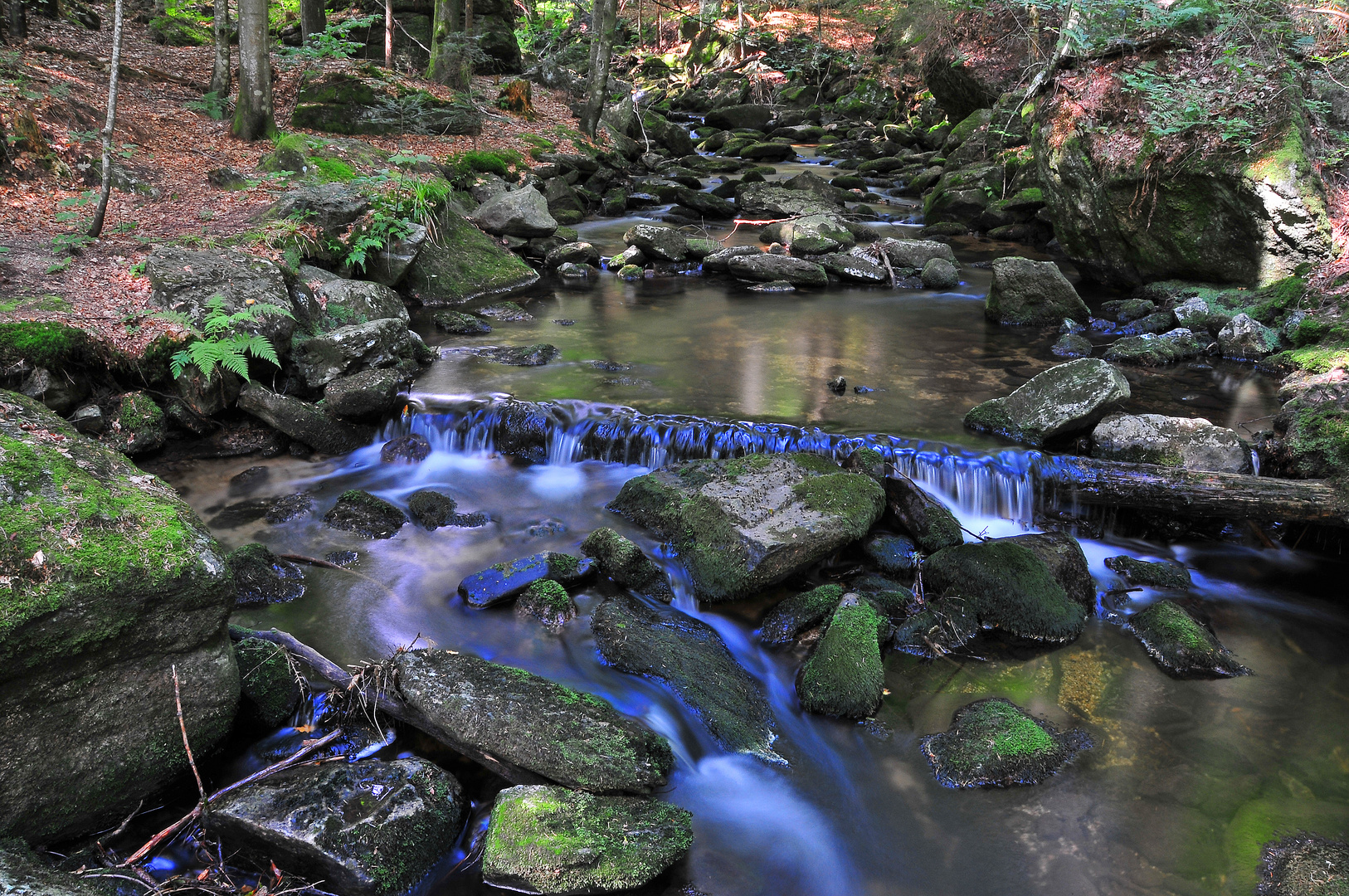 Bach bei der Sagwassersäge im Bayerischen Wald