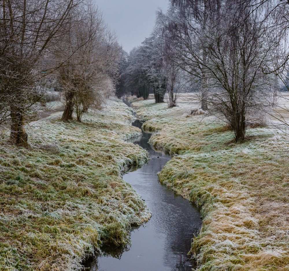 Bach im Winterkleid