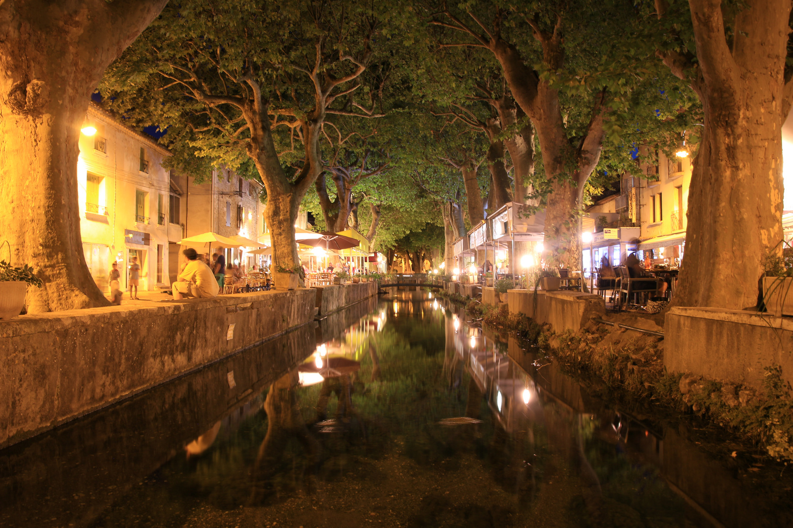 Bach in Goudargues, Frankreich