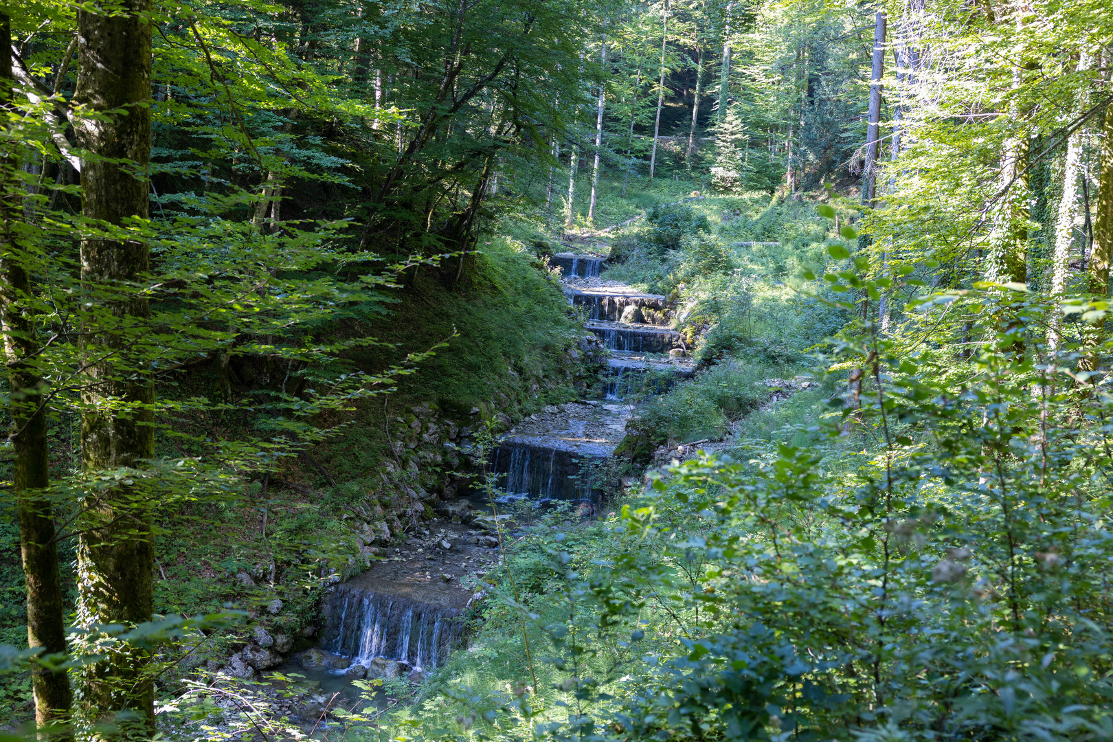 Bachlauf am Aufstieg zur Rachelalm