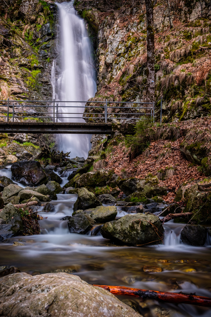 Bachlauf an den Todtnauer Wasserfällen