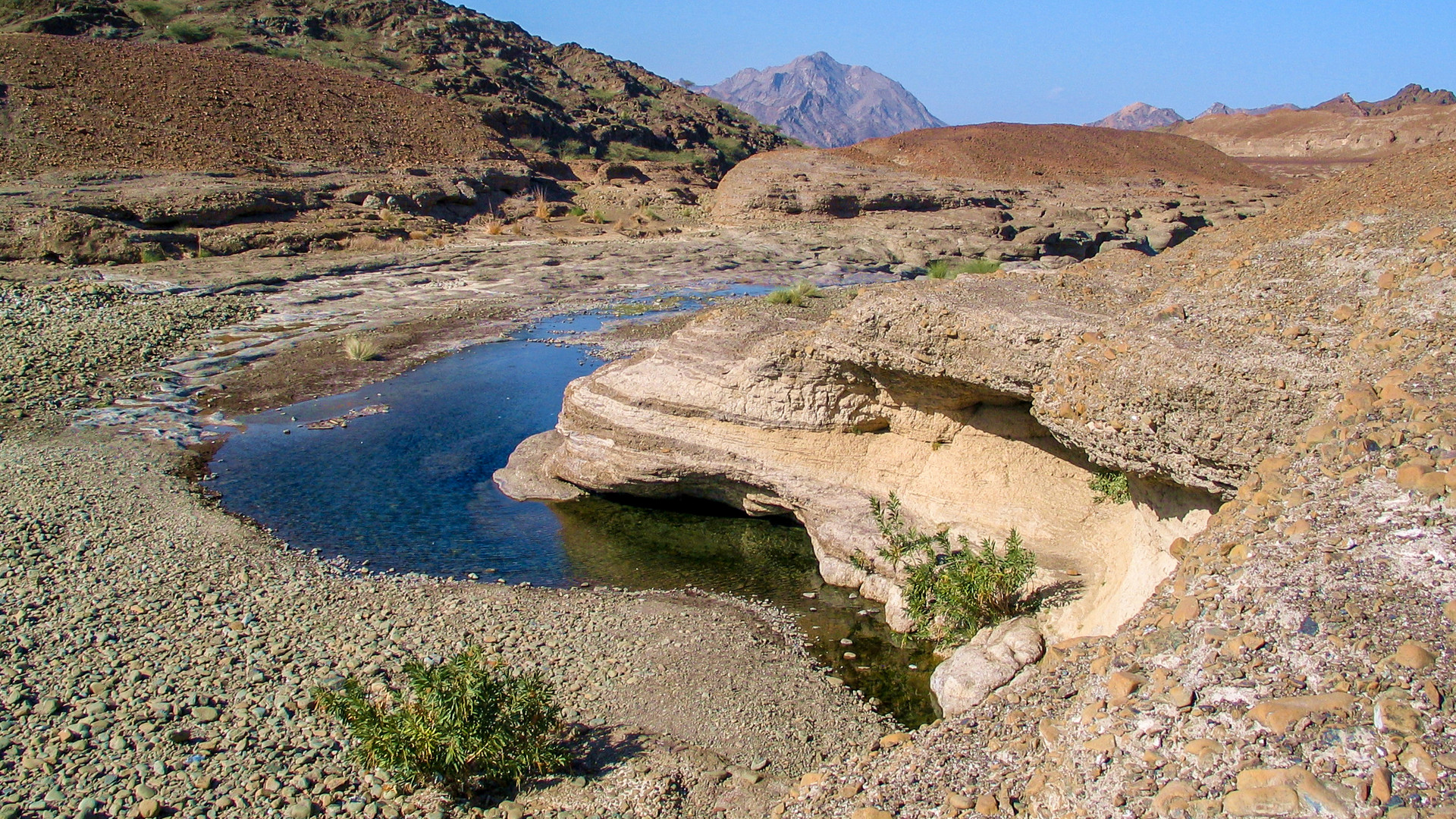 Bachlauf im Oman 