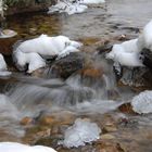 Bachlauf im Winter