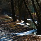 Bachlauf im Winter