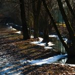 Bachlauf im Winter