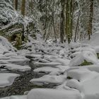 Bachlauf im Winter