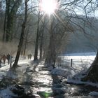 Bachlauf im Winter