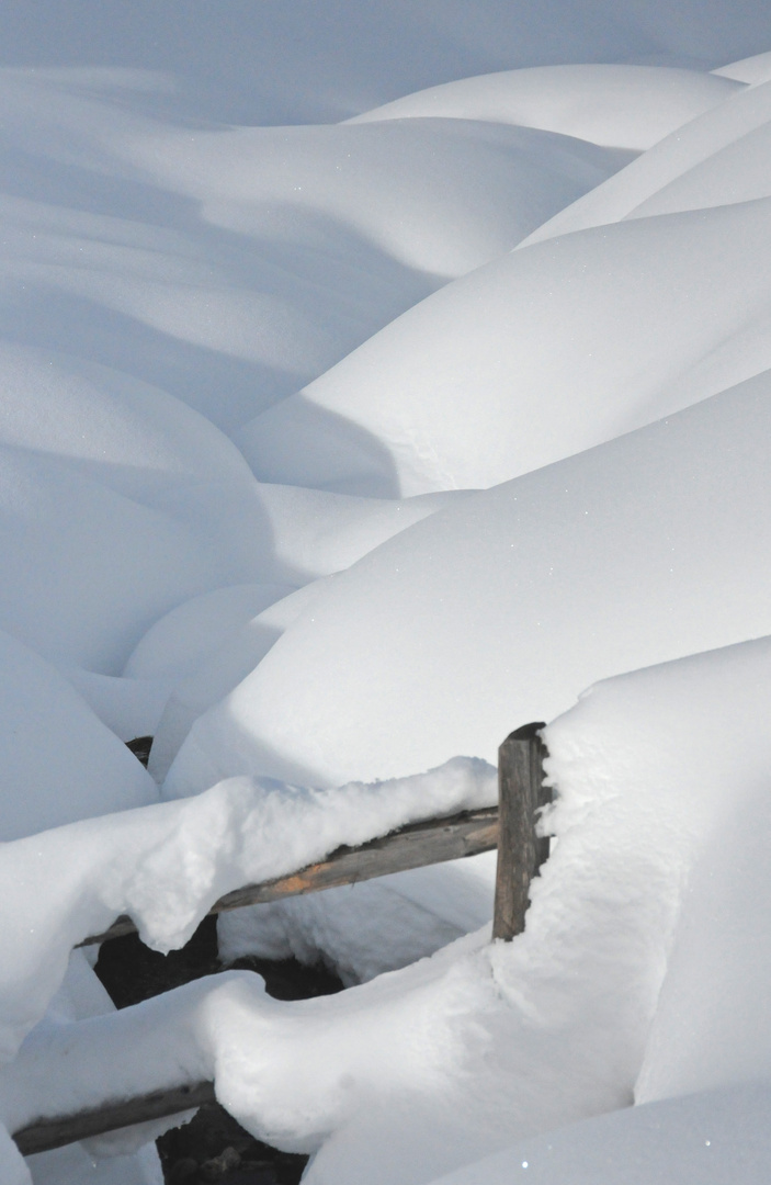 Bachlauf im Winter