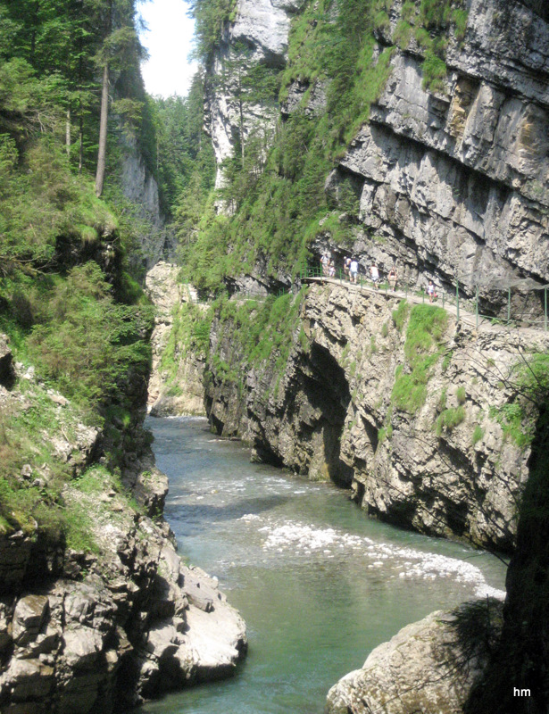 Bachlauf in der Breitachklamm