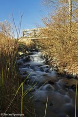 Bachlauf mit Brücke