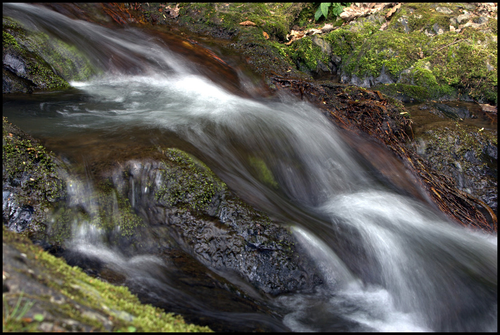 Bachlauf Mit Wasserfall.7