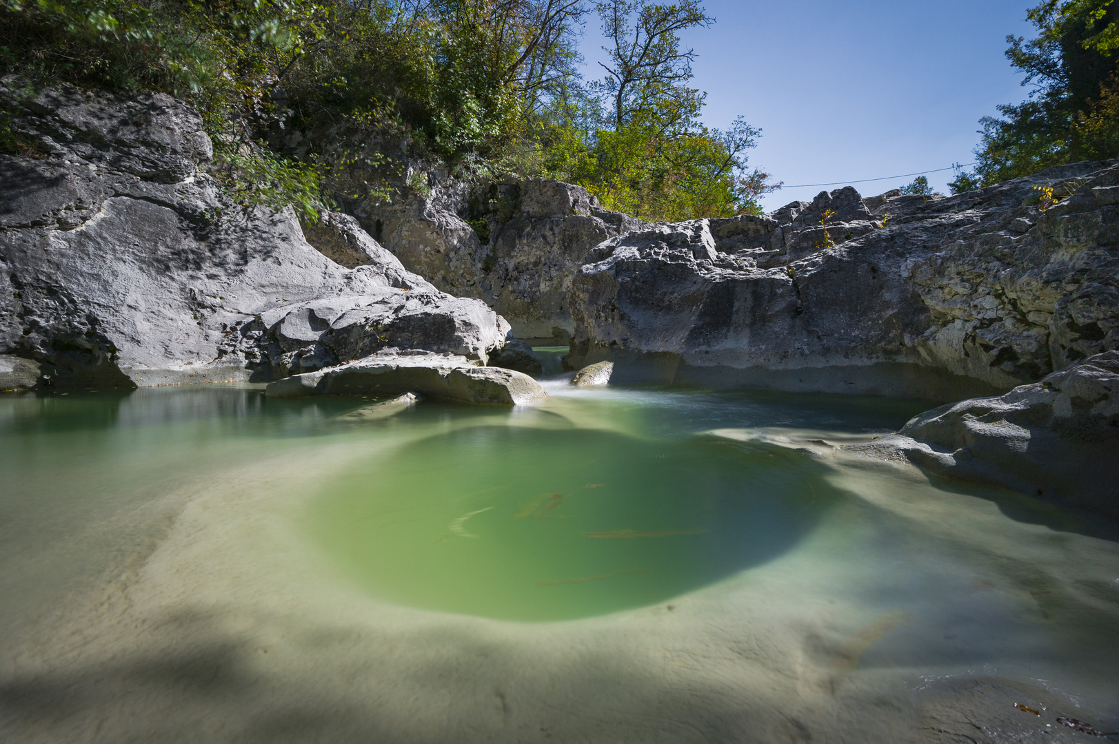 Bachsee in Kroatien