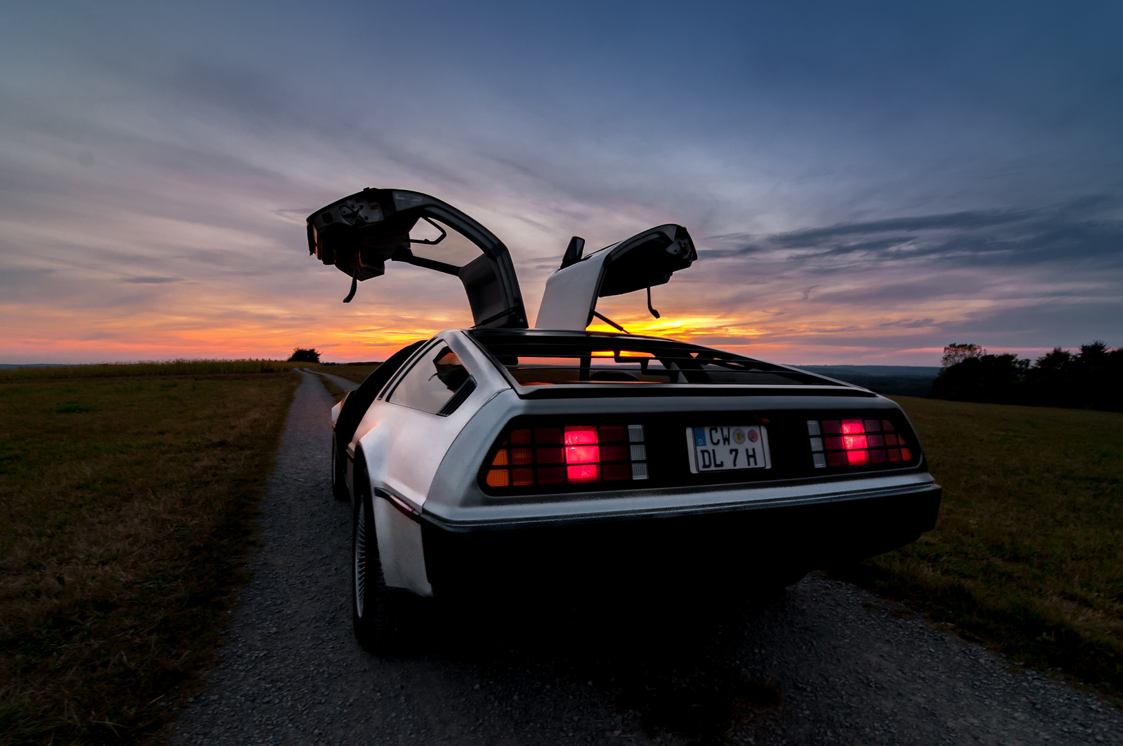 Back to the Future in Sunset 