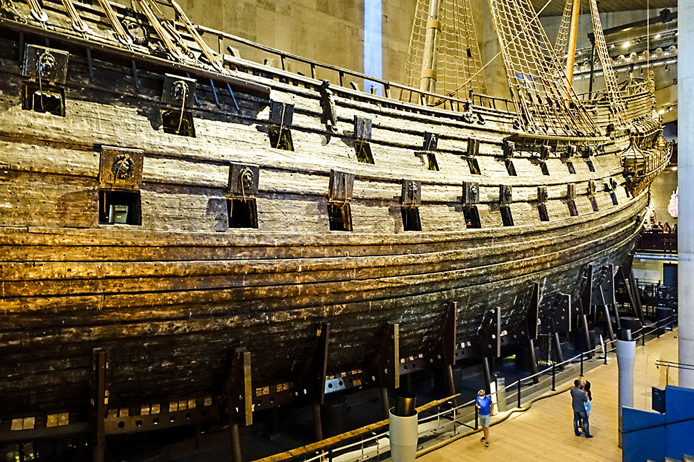 Backbordseite der Vasa