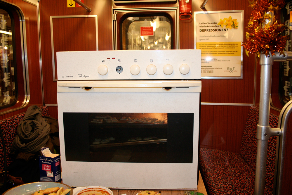 Backen in der U-Bahn