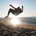 Backflip an der Atlantikküste