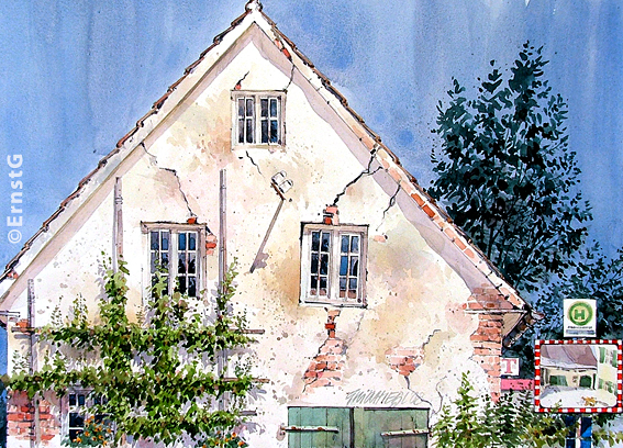 Backhaus (Aquarell - OD)