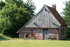 Backhaus der Gildehauser Windmühle in der Grafschaft Bad Bentheim