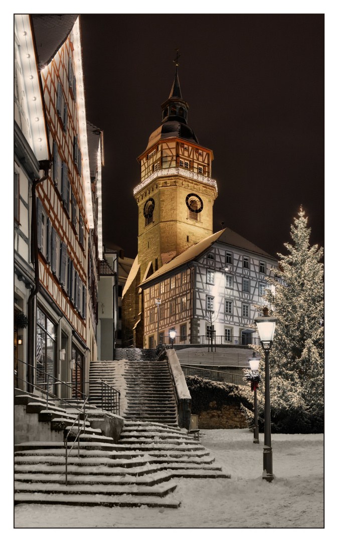 Backnang Stadtturm Foto & Bild deutschland, europe, baden