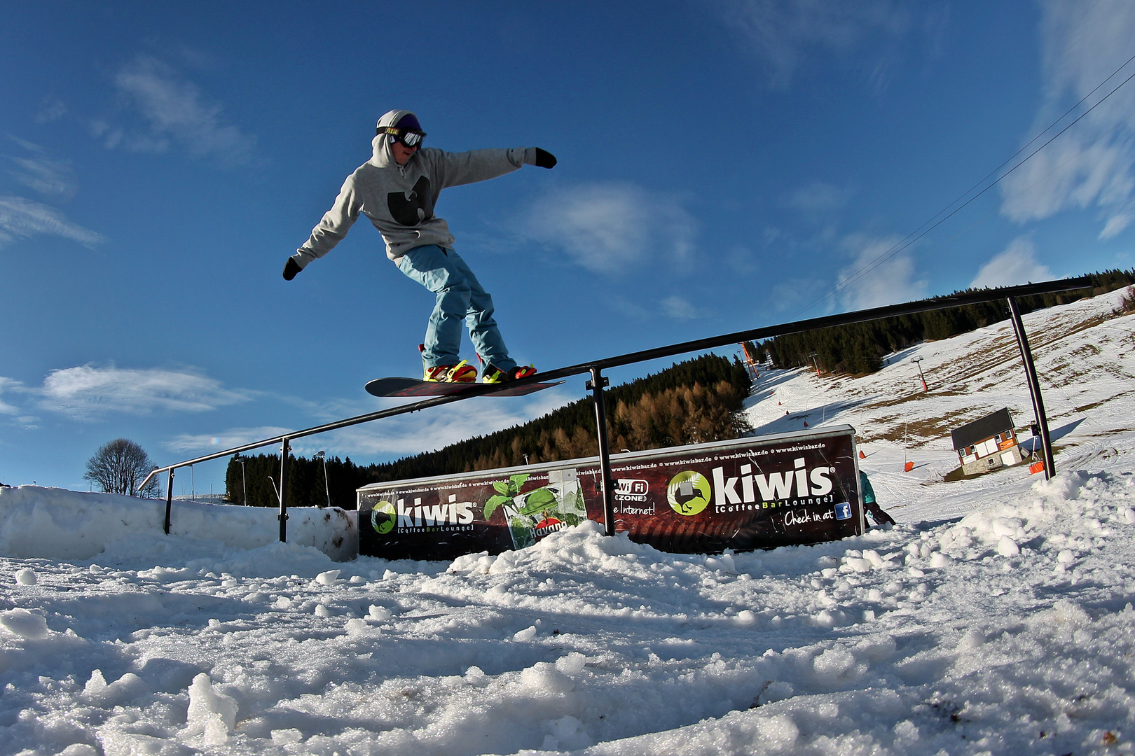 backside boardslide @ homespot opening oberwiesenthal