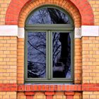 Backstein-Fenster