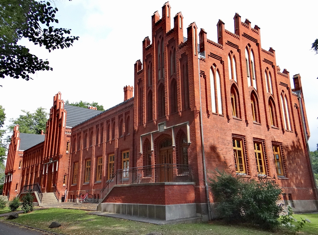 Backstein Häuser der Klosteranlage